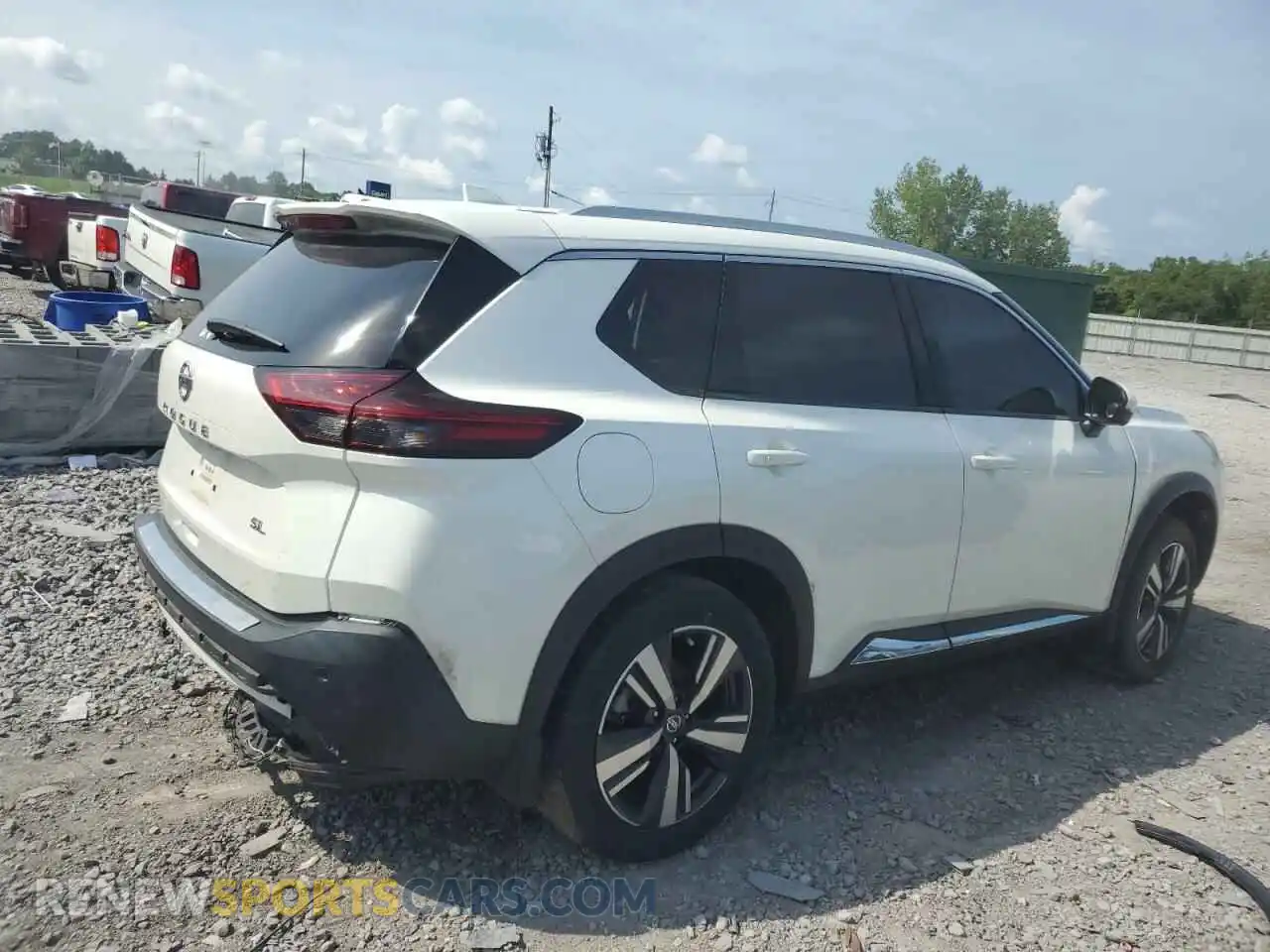 3 Photograph of a damaged car 5N1AT3CA0MC681052 NISSAN ROGUE 2021