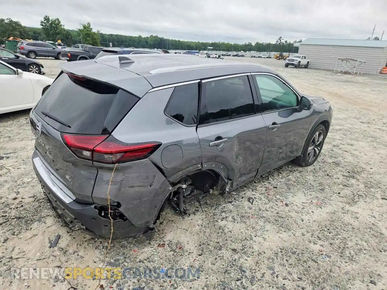 3 Photograph of a damaged car 5N1AT3CA0MC771950 NISSAN ROGUE 2021