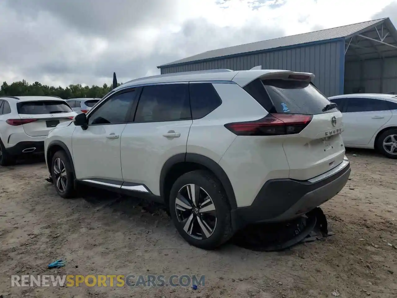2 Photograph of a damaged car 5N1AT3CA0MC805885 NISSAN ROGUE 2021