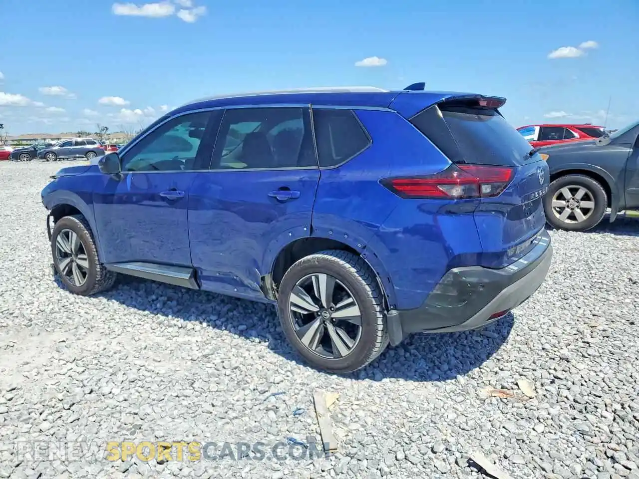 2 Photograph of a damaged car 5N1AT3CA1MC670688 NISSAN ROGUE 2021