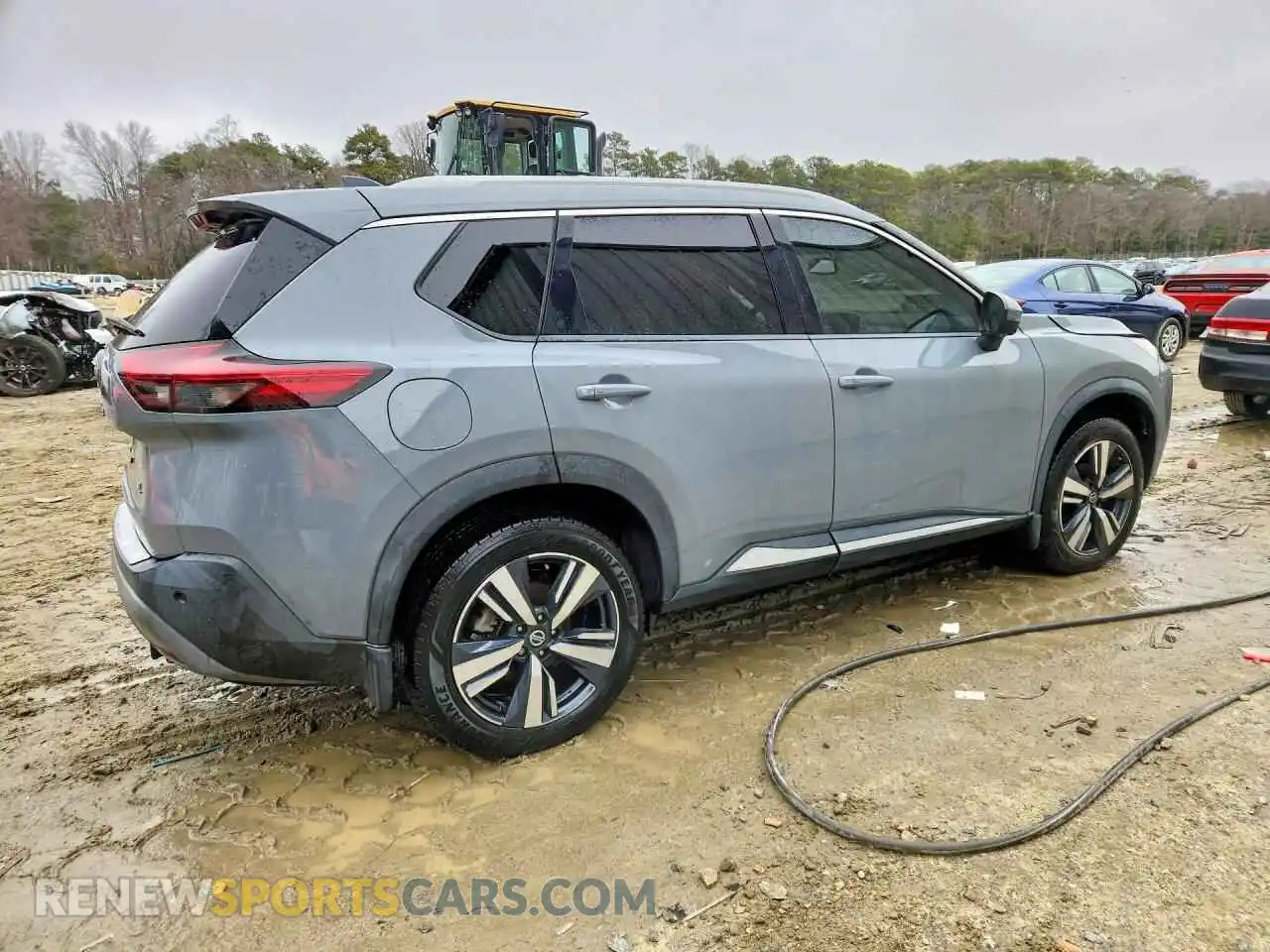 3 Photograph of a damaged car 5N1AT3CA1MC754008 NISSAN ROGUE 2021