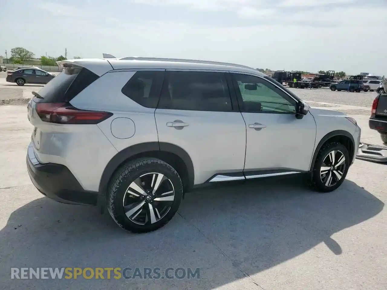 3 Photograph of a damaged car 5N1AT3CA1MC802428 NISSAN ROGUE 2021