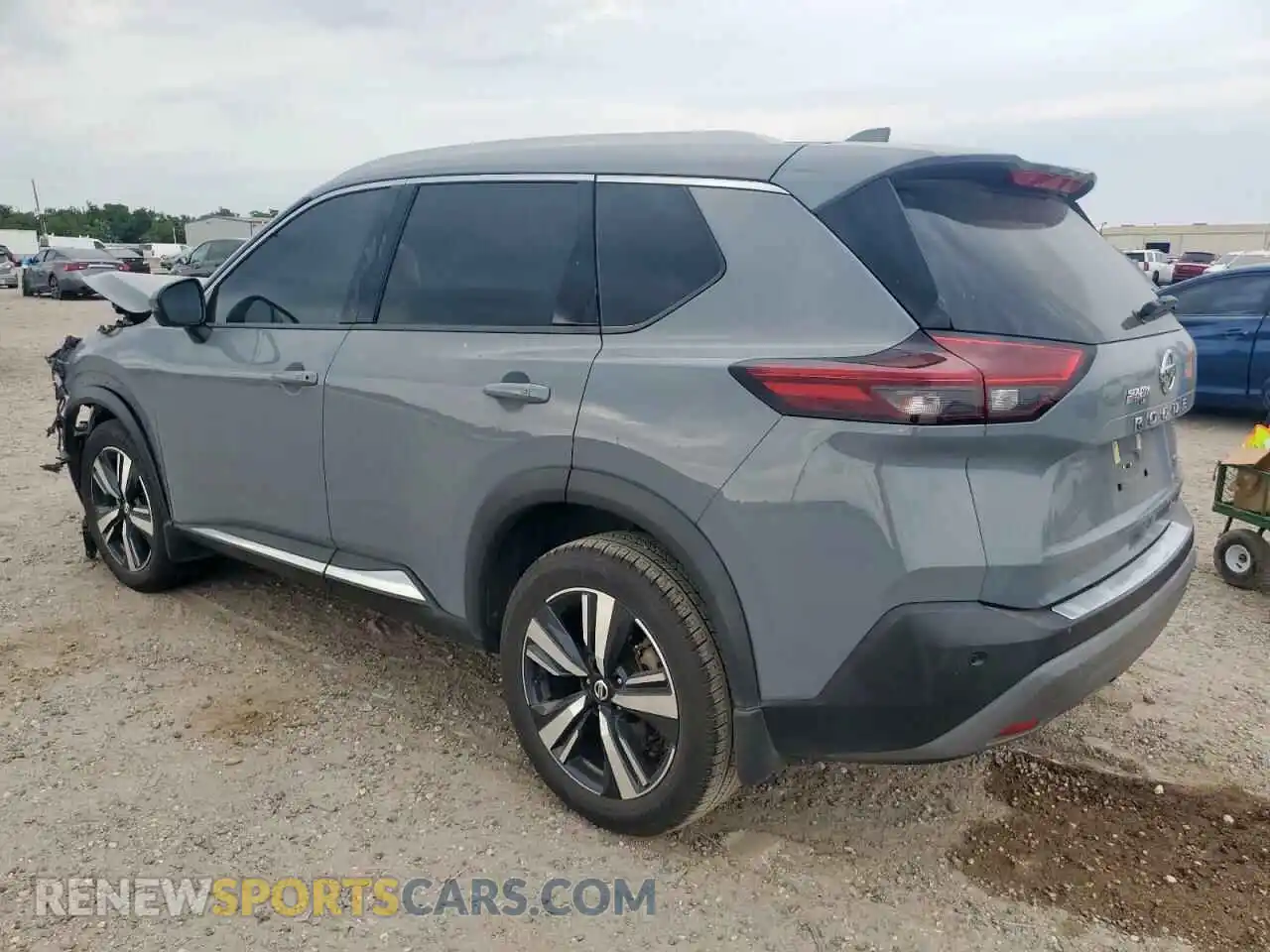 2 Photograph of a damaged car 5N1AT3CA2MC684180 NISSAN ROGUE 2021