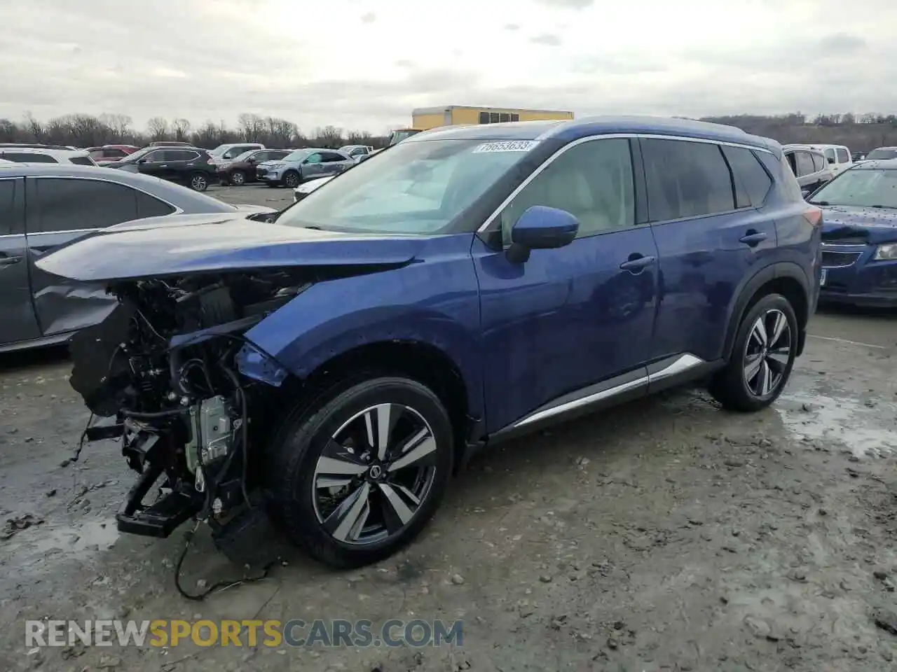 1 Photograph of a damaged car 5N1AT3CA2MC815981 NISSAN ROGUE 2021