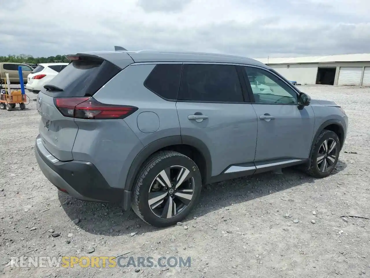 3 Photograph of a damaged car 5N1AT3CA2MC841450 NISSAN ROGUE 2021