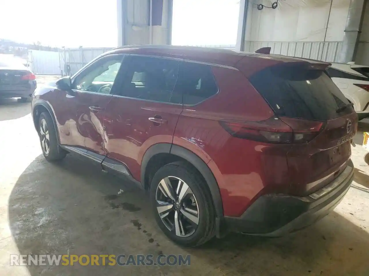 2 Photograph of a damaged car 5N1AT3CA3MC740448 NISSAN ROGUE 2021