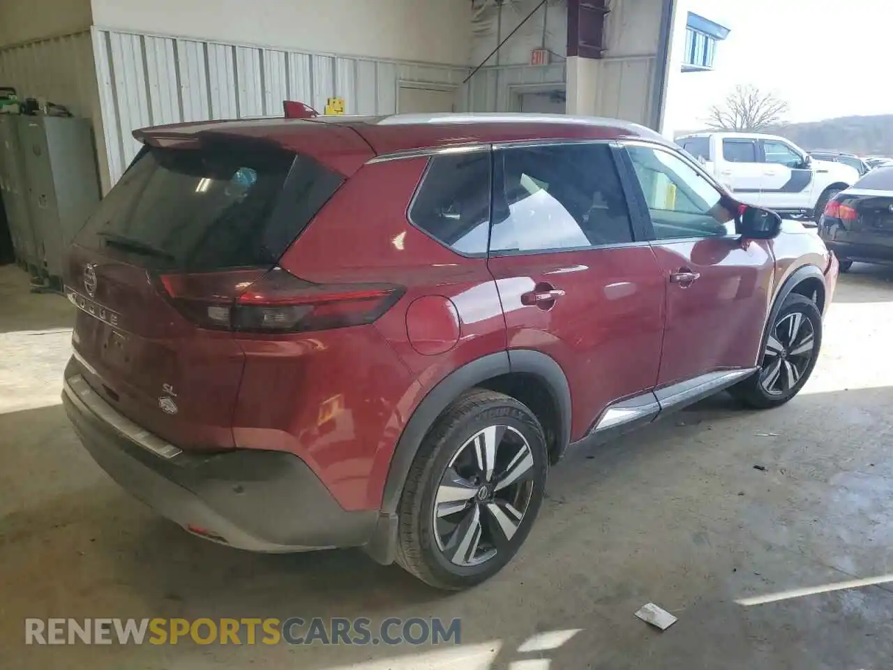 3 Photograph of a damaged car 5N1AT3CA3MC740448 NISSAN ROGUE 2021