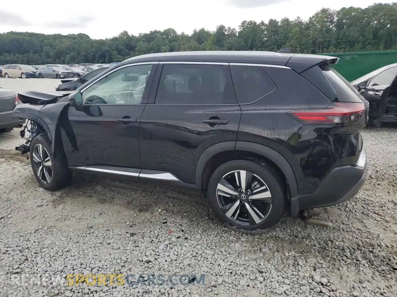 2 Photograph of a damaged car 5N1AT3CA3MC806786 NISSAN ROGUE 2021
