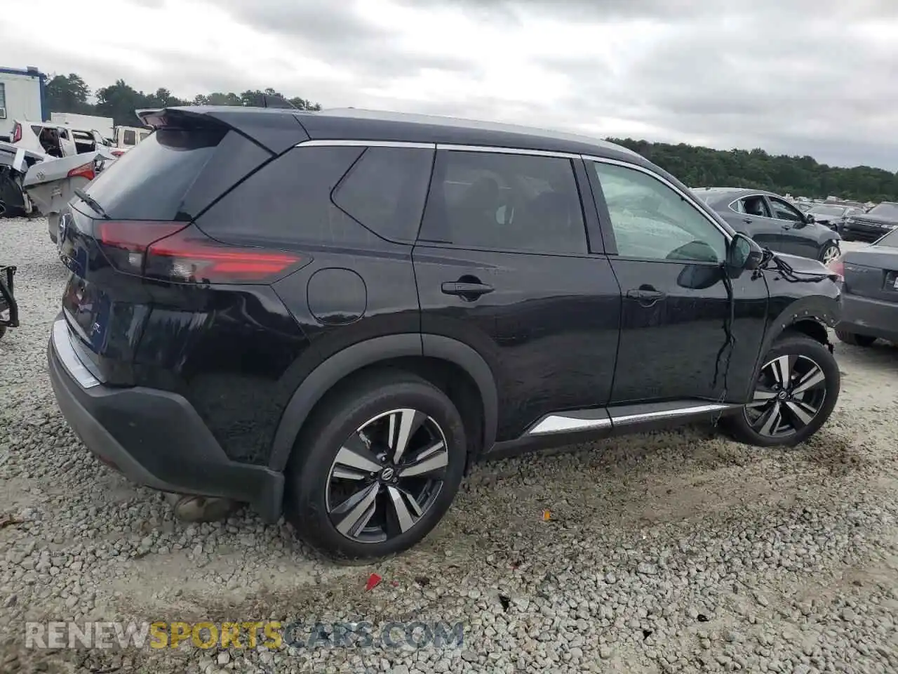3 Photograph of a damaged car 5N1AT3CA3MC806786 NISSAN ROGUE 2021