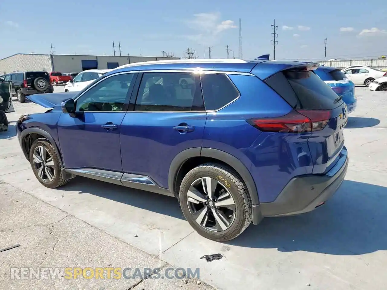 2 Photograph of a damaged car 5N1AT3CA3MC815875 NISSAN ROGUE 2021