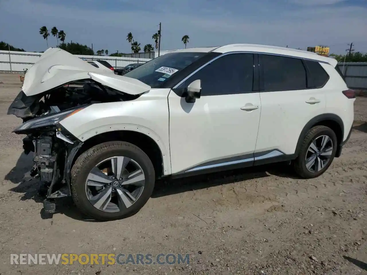 1 Photograph of a damaged car 5N1AT3CA4MC718443 NISSAN ROGUE 2021