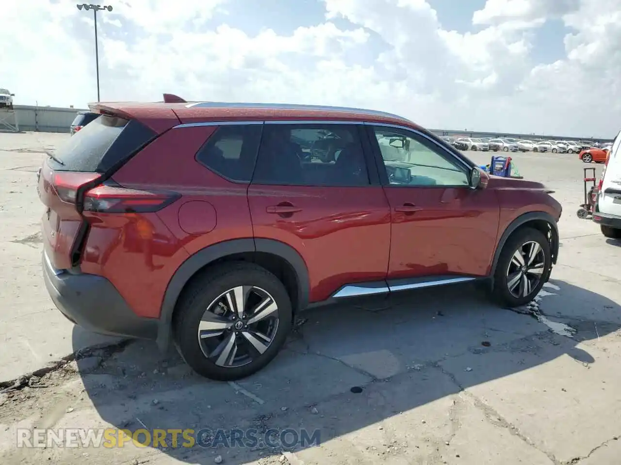 3 Photograph of a damaged car 5N1AT3CA4MC742970 NISSAN ROGUE 2021