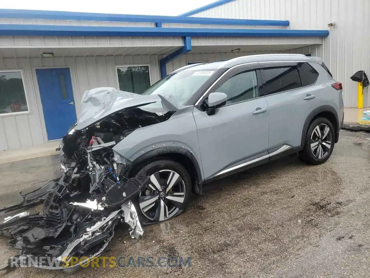 1 Photograph of a damaged car 5N1AT3CA4MC804223 NISSAN ROGUE 2021