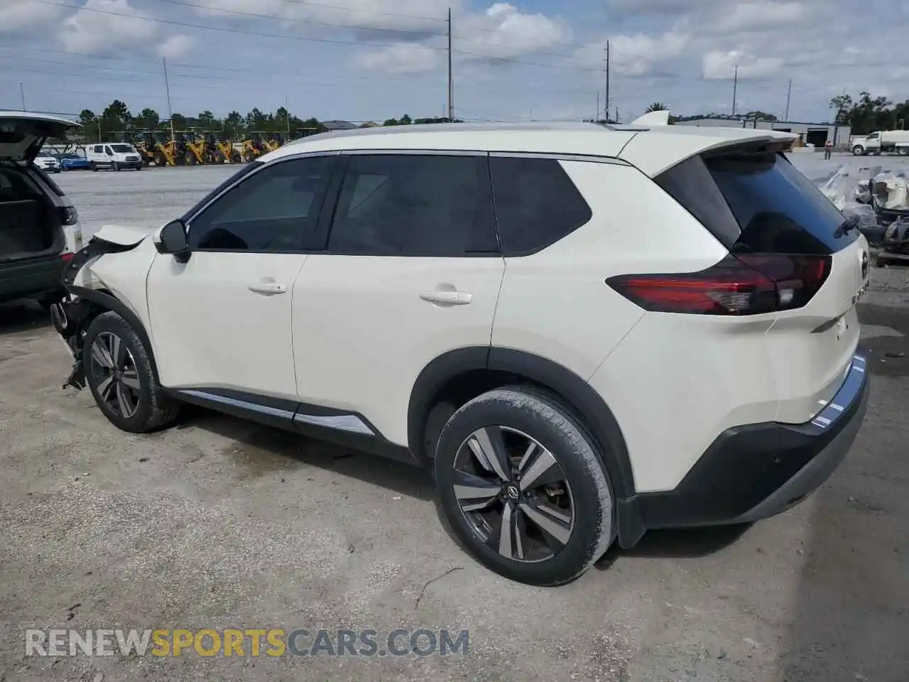 2 Photograph of a damaged car 5N1AT3CA5MC695433 NISSAN ROGUE 2021
