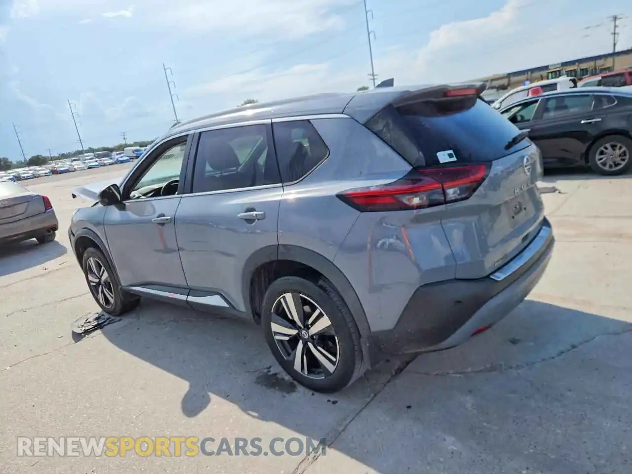 2 Photograph of a damaged car 5N1AT3CA5MC760104 NISSAN ROGUE 2021