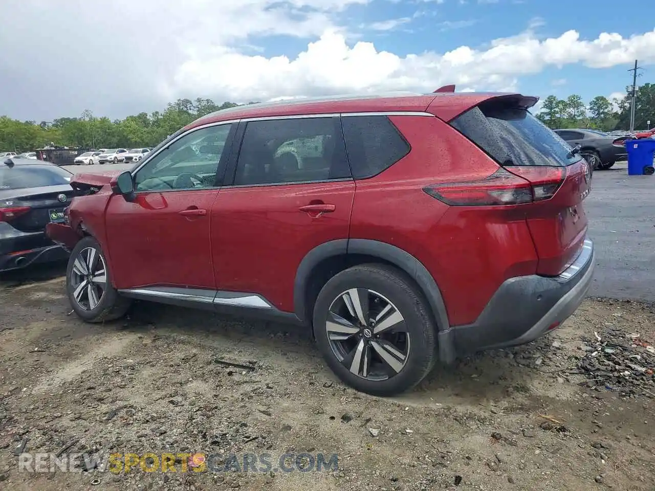 2 Photograph of a damaged car 5N1AT3CA5MC801119 NISSAN ROGUE 2021