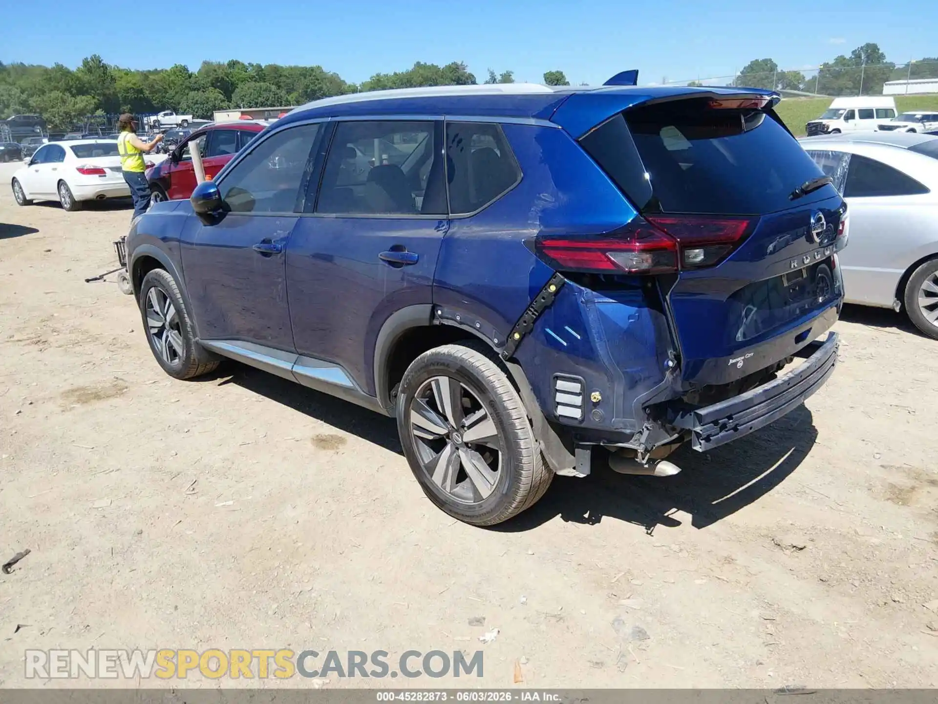 3 Photograph of a damaged car 5N1AT3CA5MC823864 NISSAN ROGUE 2021