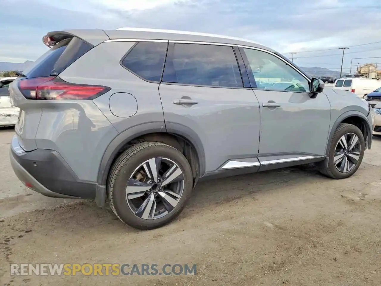 3 Photograph of a damaged car 5N1AT3CA6MC714118 NISSAN ROGUE 2021