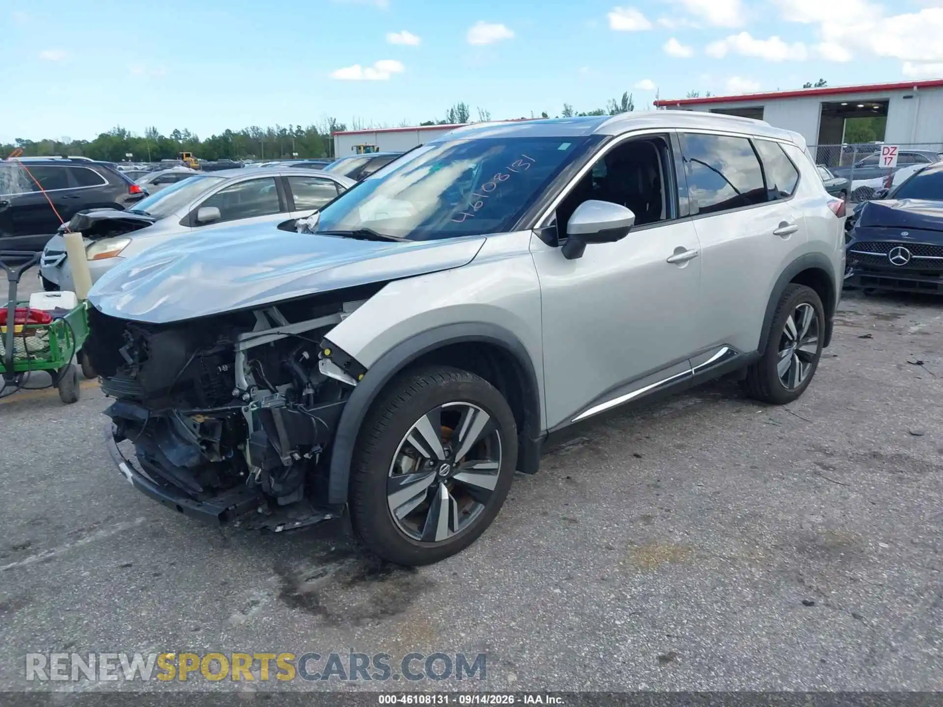 2 Photograph of a damaged car 5N1AT3CA6MC796822 NISSAN ROGUE 2021