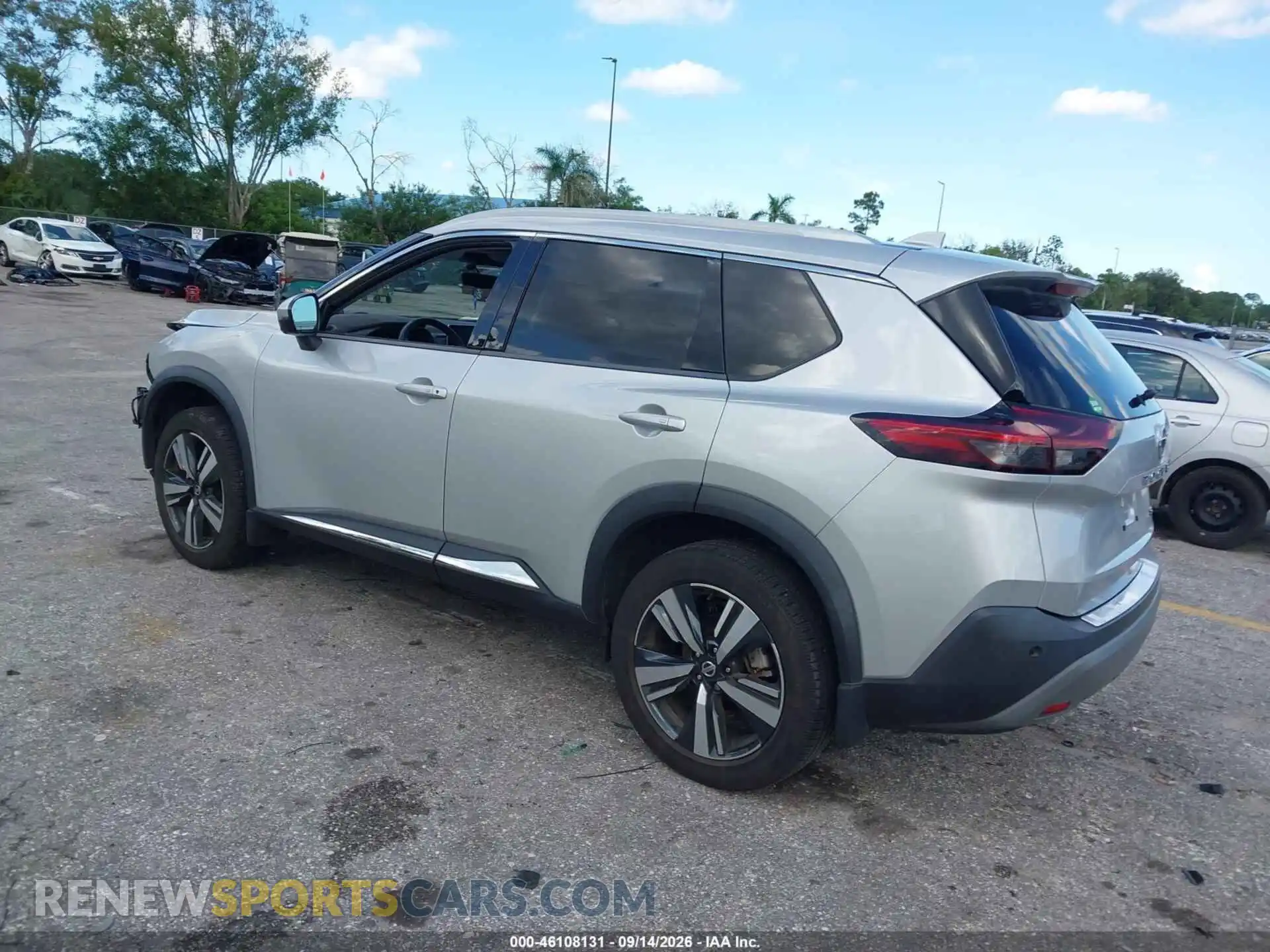 3 Photograph of a damaged car 5N1AT3CA6MC796822 NISSAN ROGUE 2021