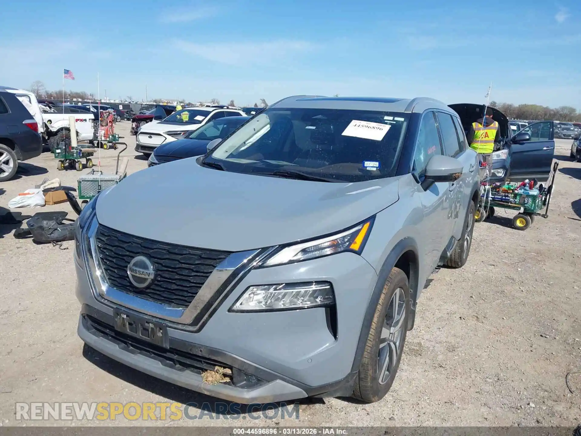 2 Photograph of a damaged car 5N1AT3CA8MC763983 NISSAN ROGUE 2021