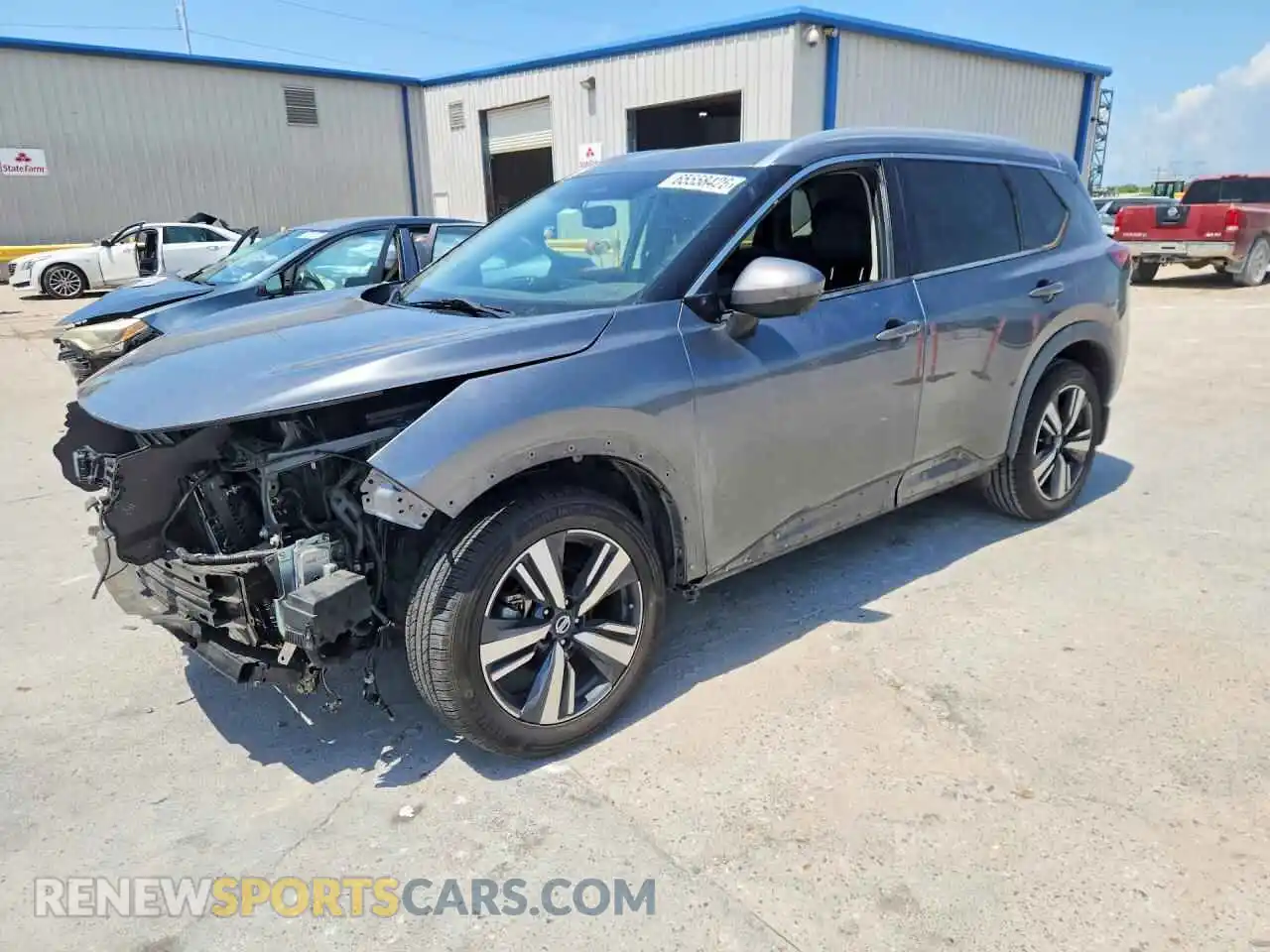 1 Photograph of a damaged car 5N1AT3CA9MC830946 NISSAN ROGUE 2021