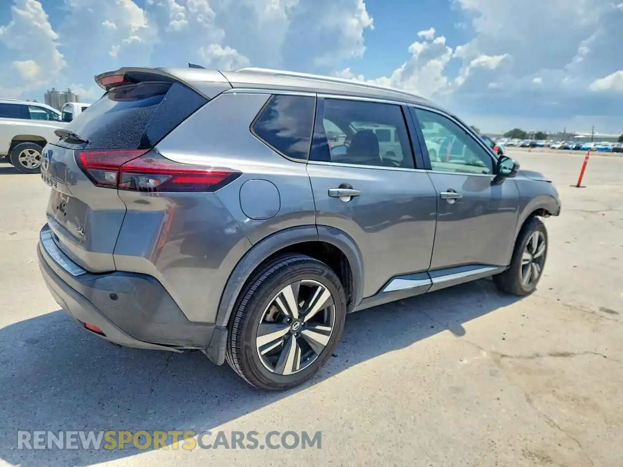 3 Photograph of a damaged car 5N1AT3CA9MC830946 NISSAN ROGUE 2021