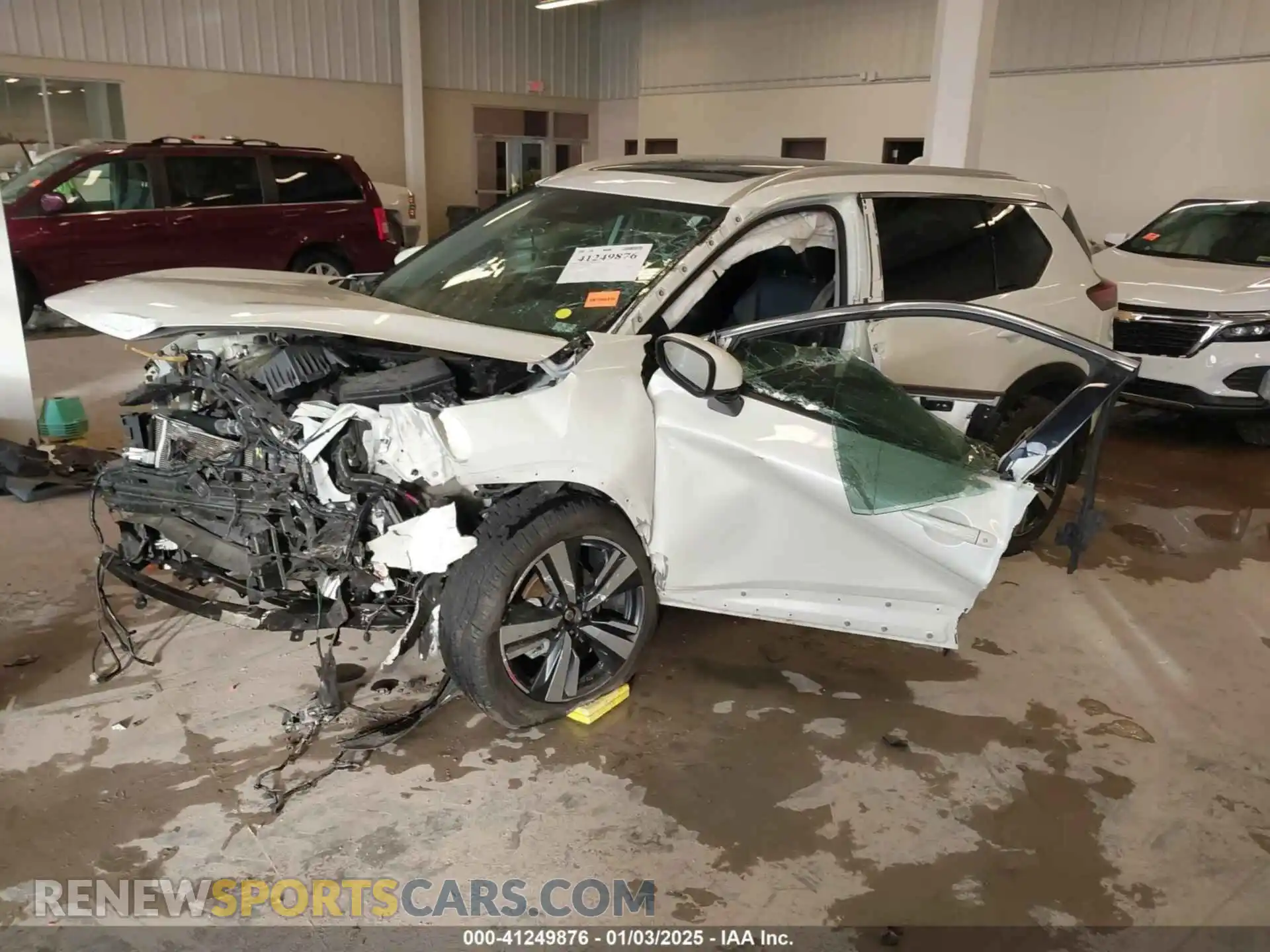 2 Photograph of a damaged car 5N1AT3CAXMC737806 NISSAN ROGUE 2021