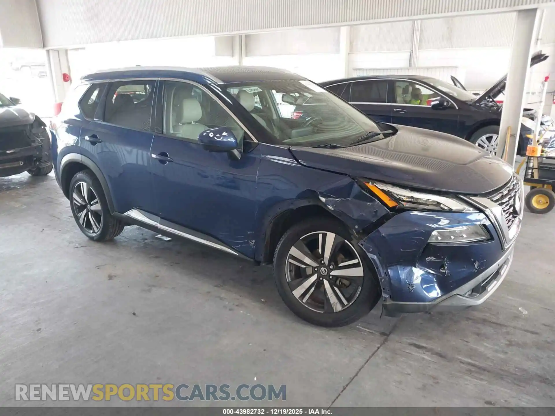 1 Photograph of a damaged car 5N1AT3CB0MC697471 NISSAN ROGUE 2021