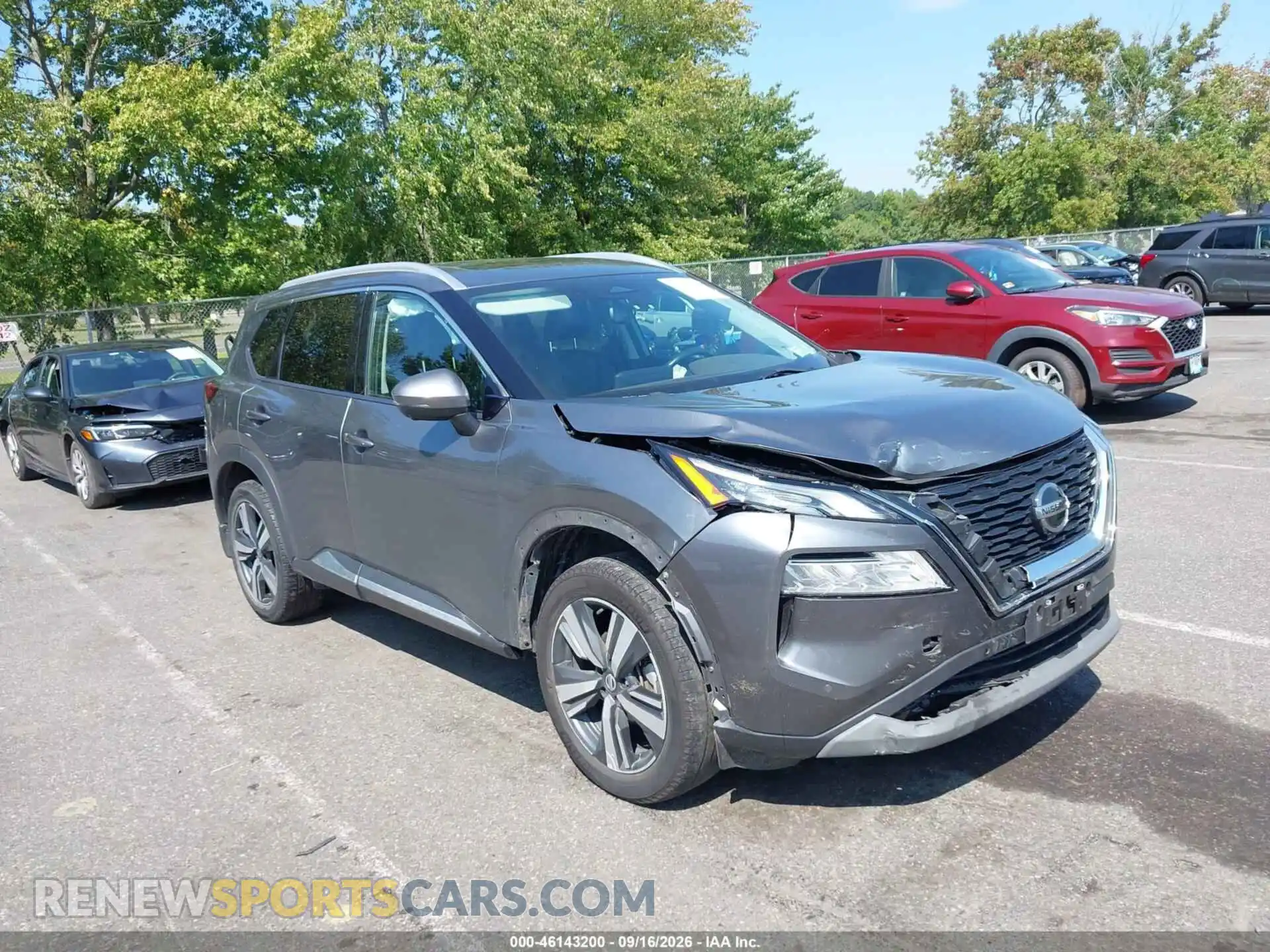 1 Photograph of a damaged car 5N1AT3CB0MC701826 NISSAN ROGUE 2021