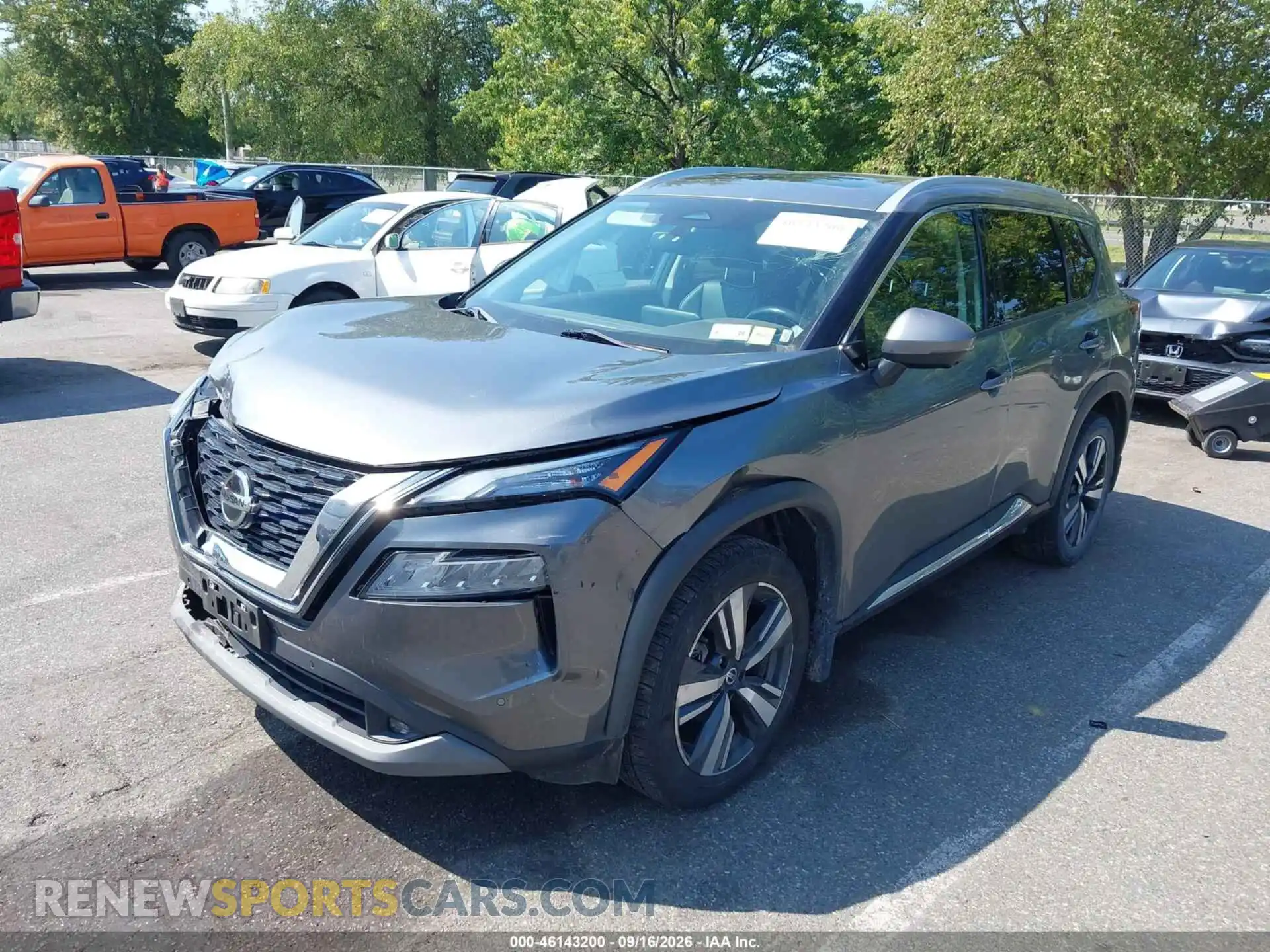 2 Photograph of a damaged car 5N1AT3CB0MC701826 NISSAN ROGUE 2021