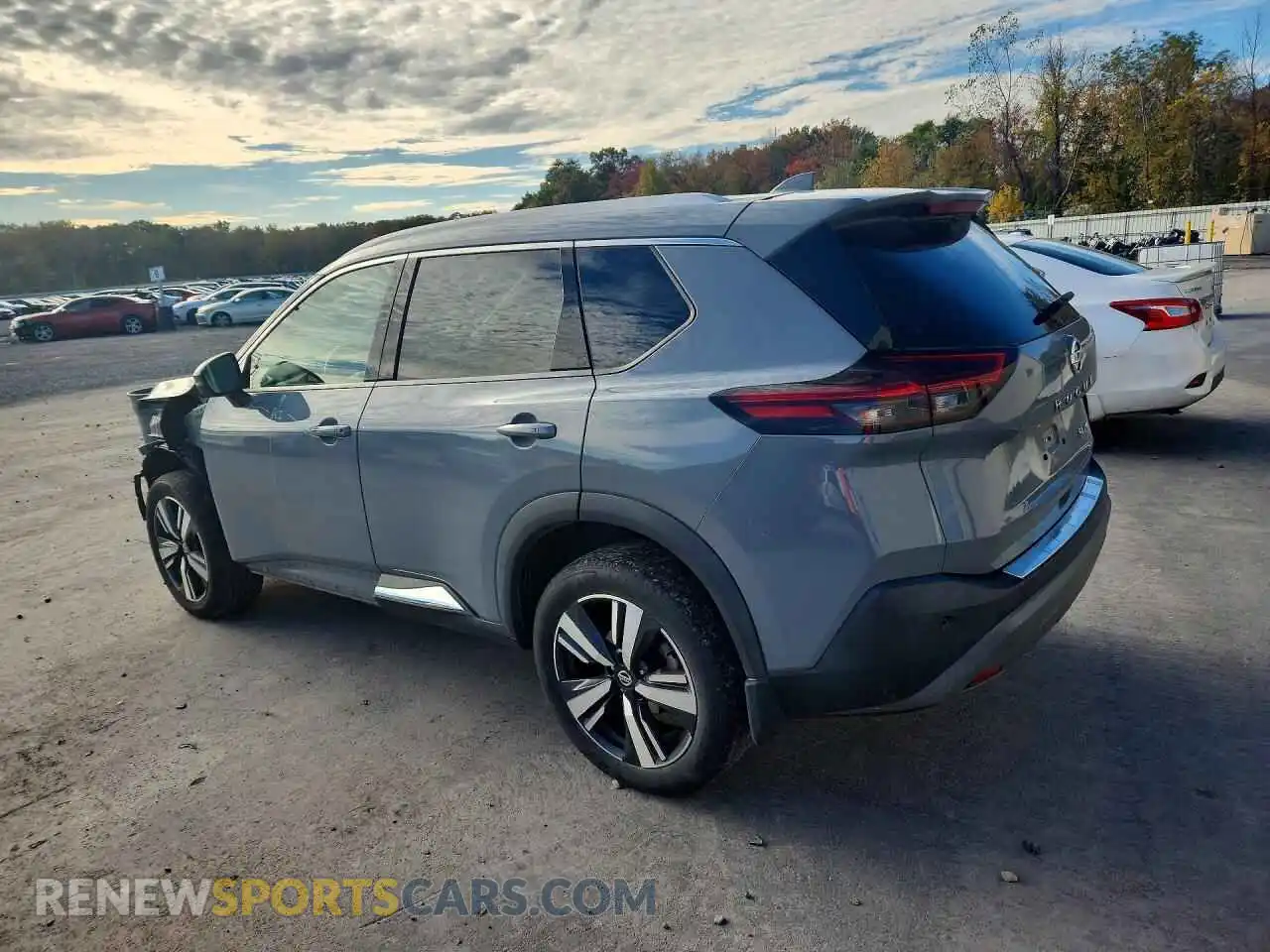 2 Photograph of a damaged car 5N1AT3CB0MC718206 NISSAN ROGUE 2021