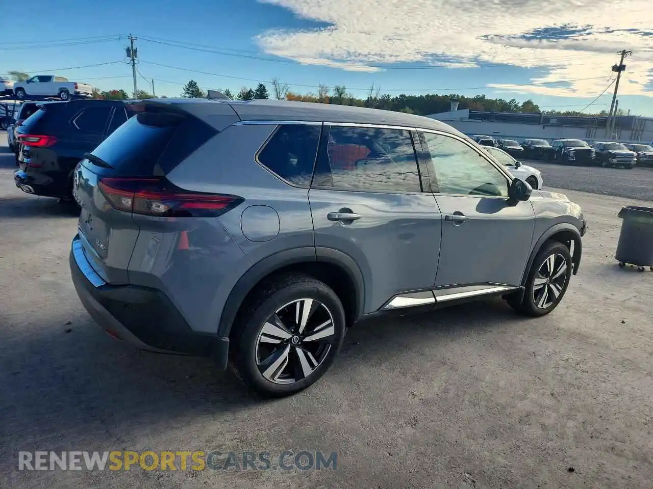 3 Photograph of a damaged car 5N1AT3CB0MC718206 NISSAN ROGUE 2021