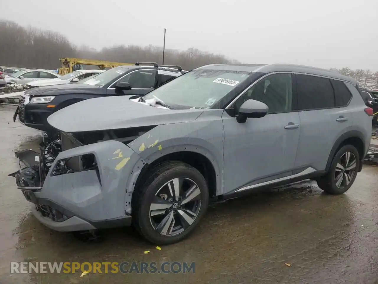 1 Photograph of a damaged car 5N1AT3CB0MC719873 NISSAN ROGUE 2021