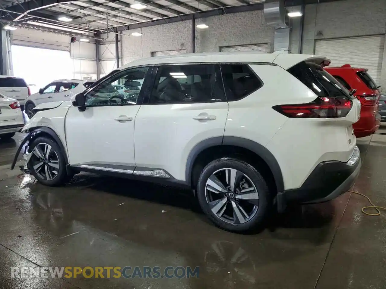 2 Photograph of a damaged car 5N1AT3CB1MC673941 NISSAN ROGUE 2021