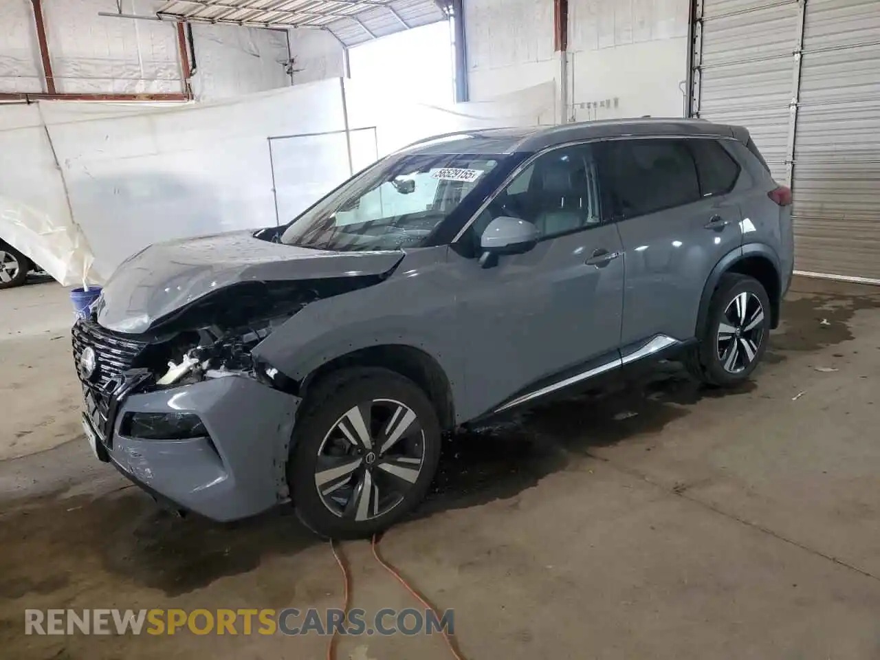 1 Photograph of a damaged car 5N1AT3CB1MC712530 NISSAN ROGUE 2021