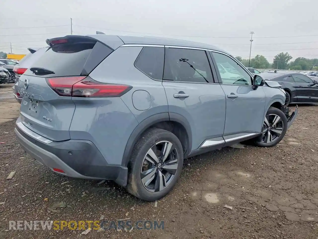 3 fotografías del automóvil dañado 5N1AT3CB1MC802874 NISSAN ROGUE 2021
