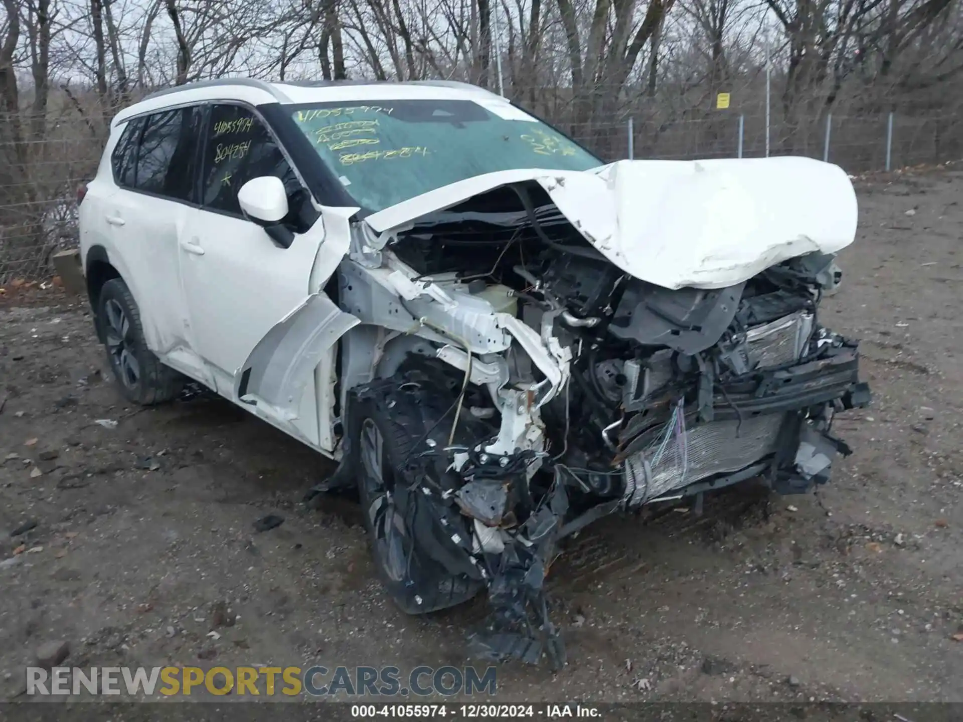 1 Photograph of a damaged car 5N1AT3CB1MC804284 NISSAN ROGUE 2021