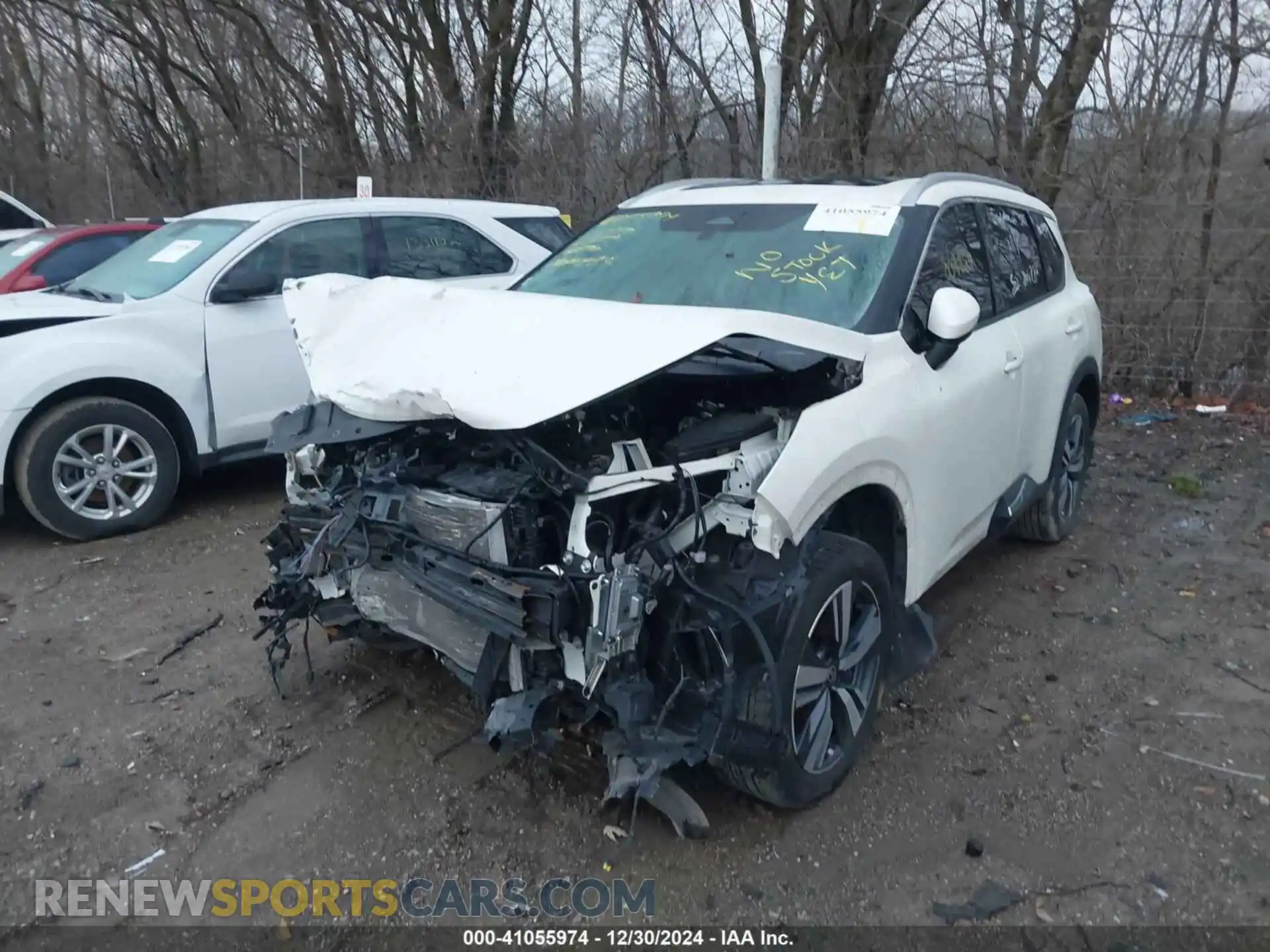 2 Photograph of a damaged car 5N1AT3CB1MC804284 NISSAN ROGUE 2021
