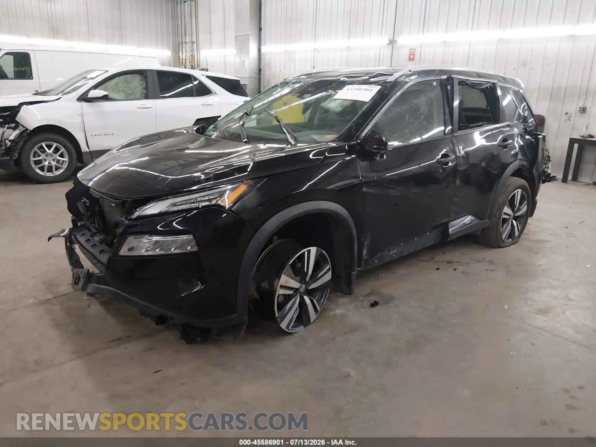 2 fotografías del automóvil dañado 5N1AT3CB2MC714139 NISSAN ROGUE 2021