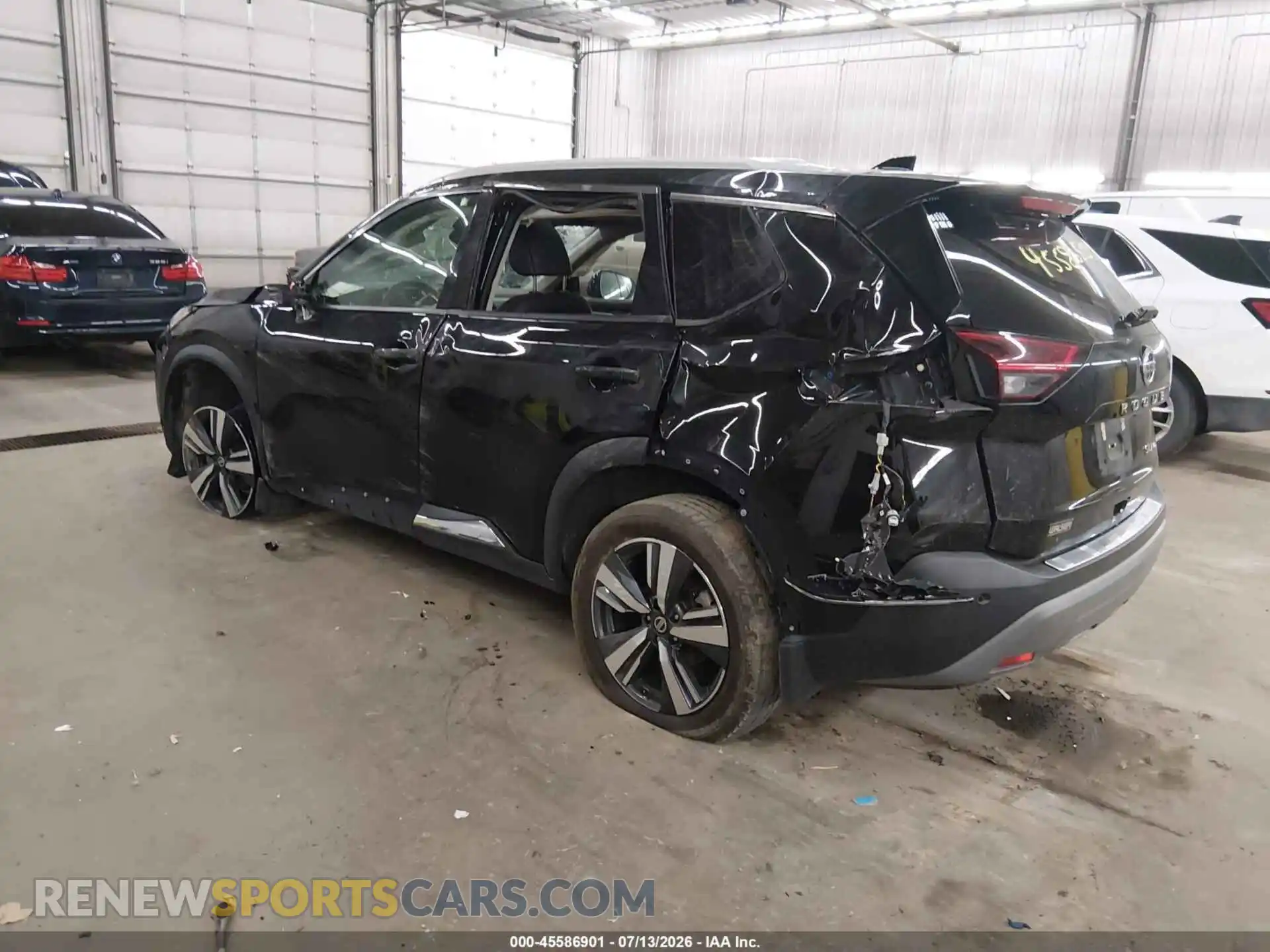3 fotografías del automóvil dañado 5N1AT3CB2MC714139 NISSAN ROGUE 2021