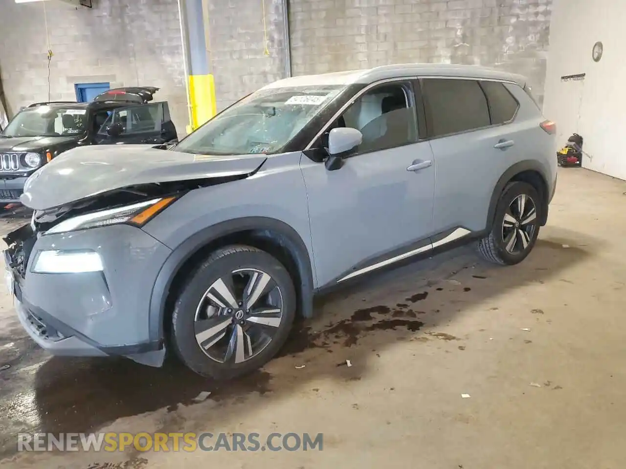 1 Photograph of a damaged car 5N1AT3CB2MC718398 NISSAN ROGUE 2021