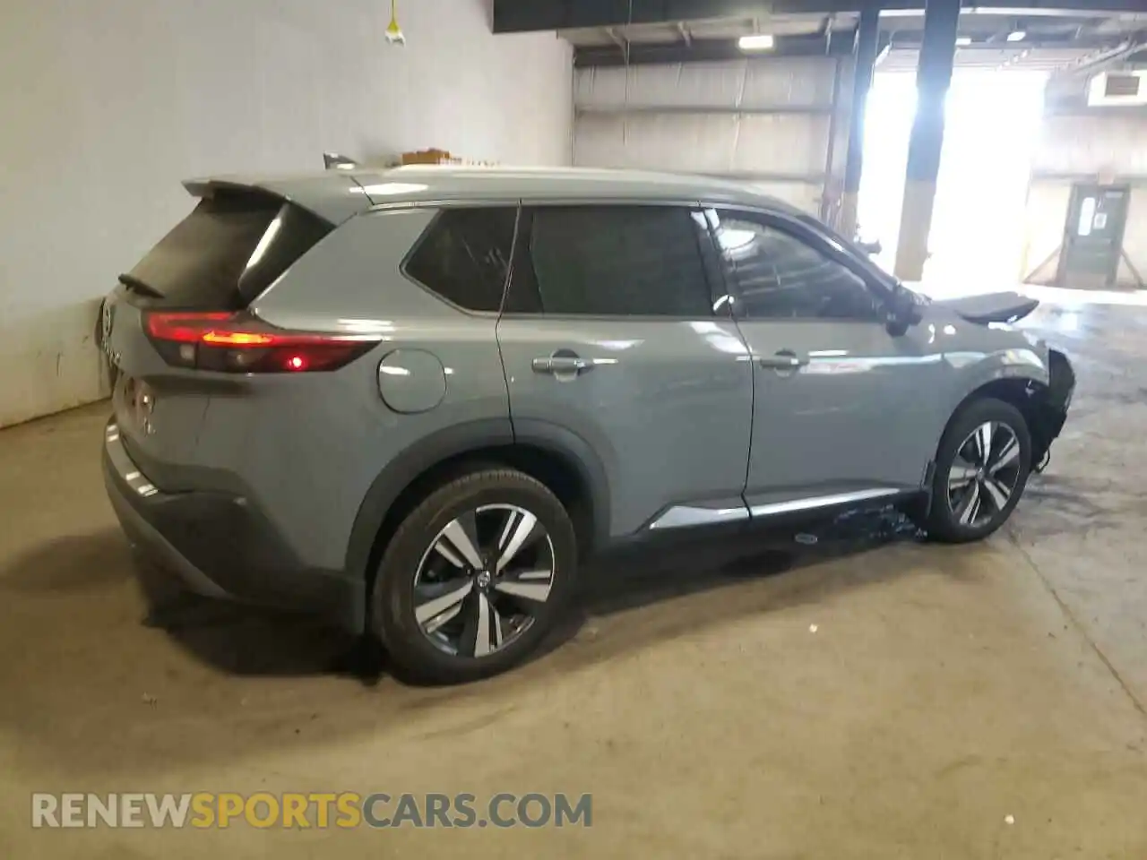 3 Photograph of a damaged car 5N1AT3CB2MC718398 NISSAN ROGUE 2021