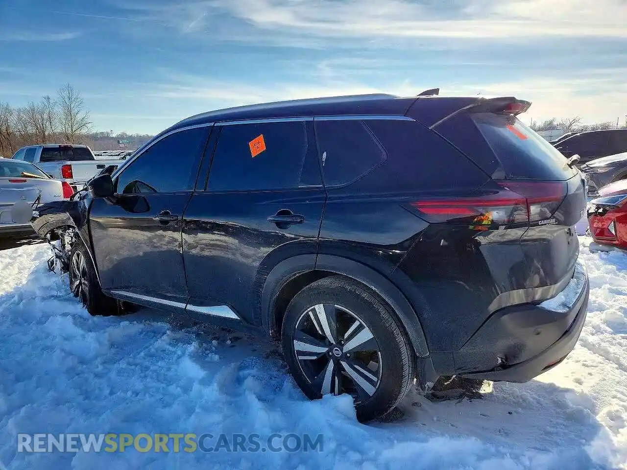 2 Photograph of a damaged car 5N1AT3CB2MC722399 NISSAN ROGUE 2021
