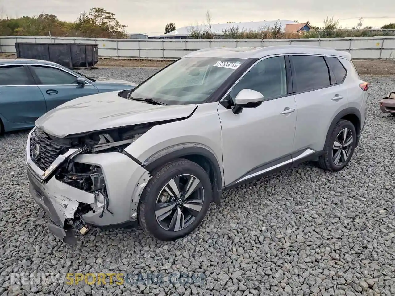 1 Photograph of a damaged car 5N1AT3CB2MC724492 NISSAN ROGUE 2021