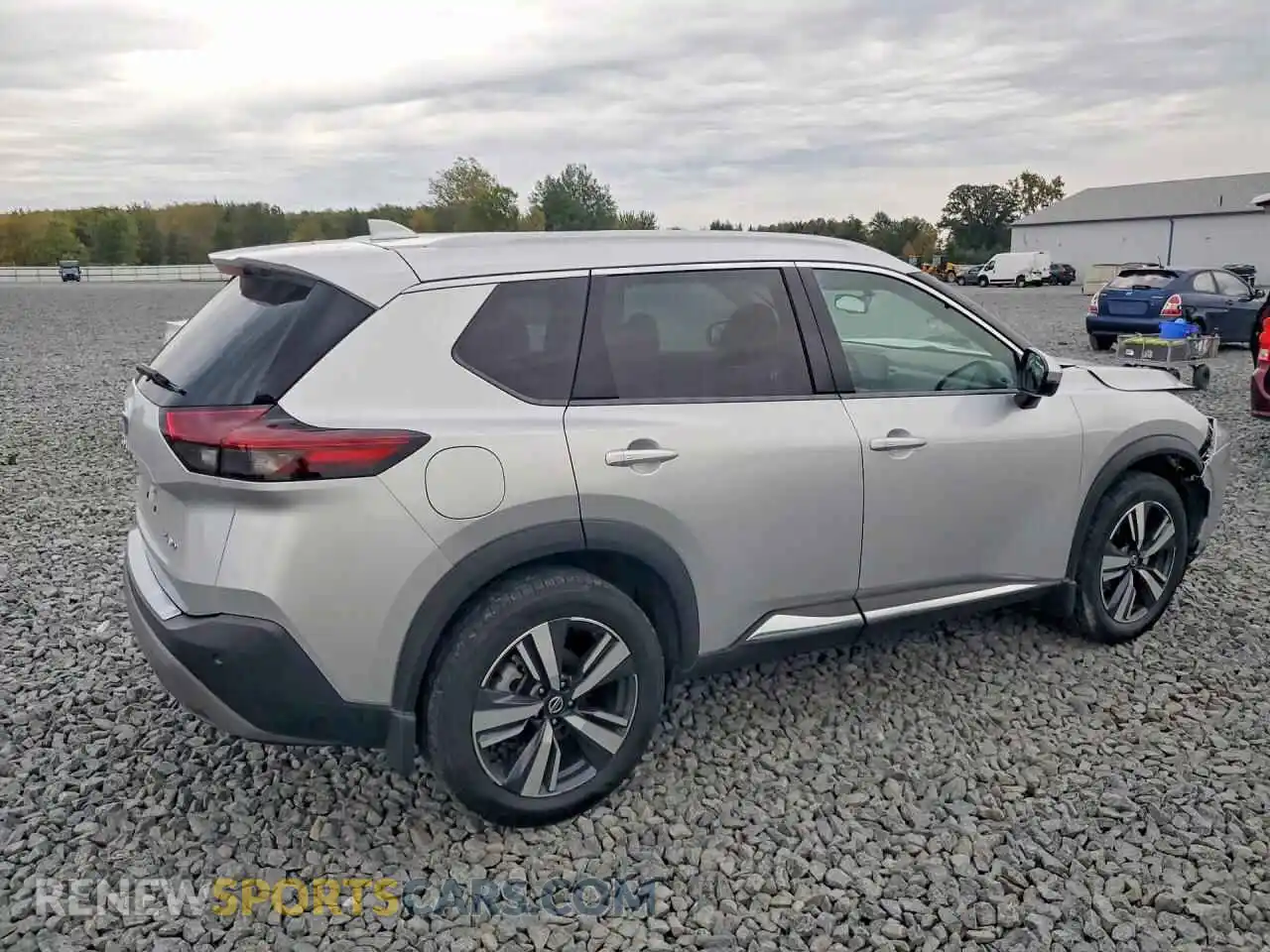 3 Photograph of a damaged car 5N1AT3CB2MC724492 NISSAN ROGUE 2021