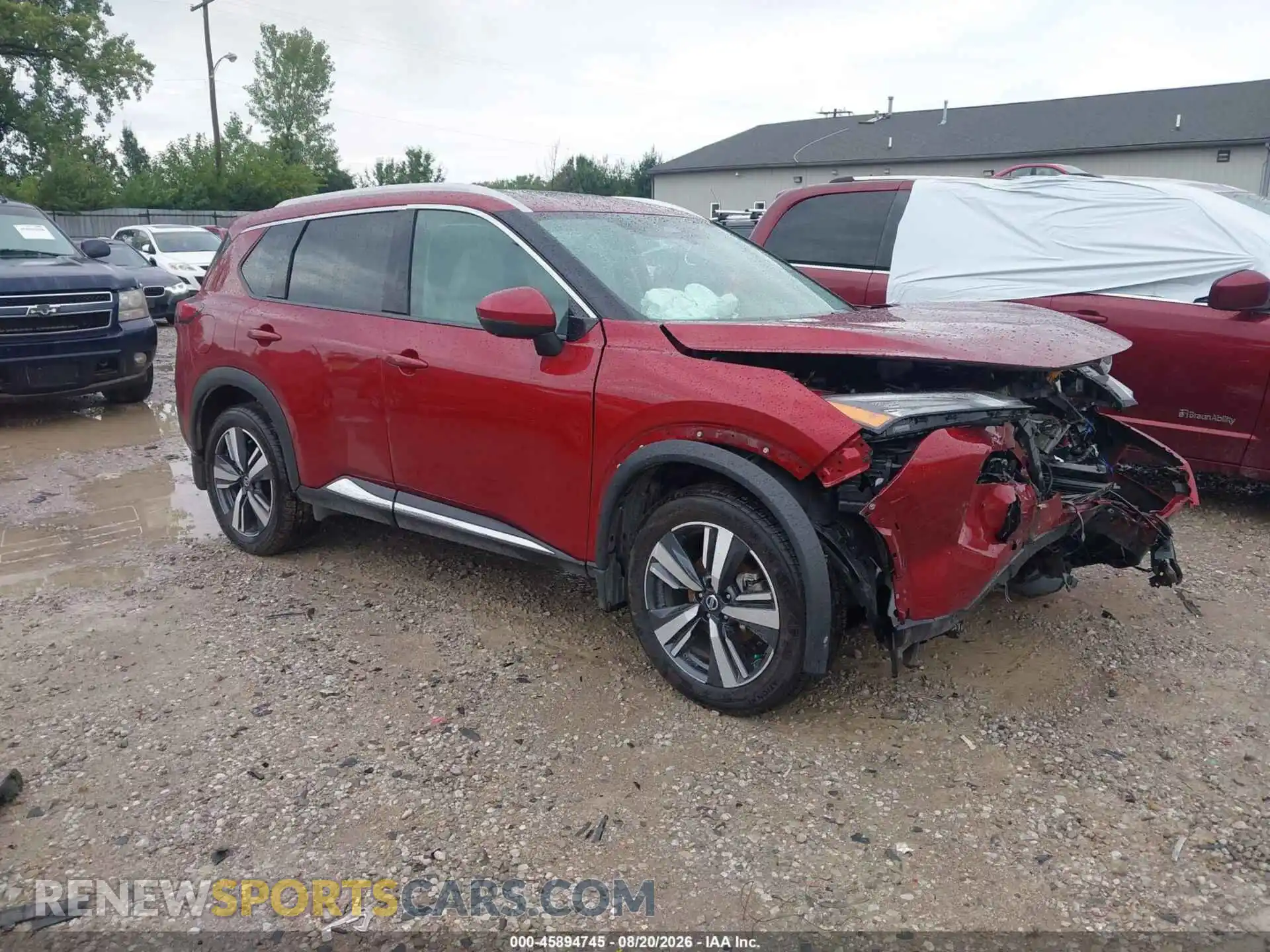 1 Photograph of a damaged car 5N1AT3CB3MC754889 NISSAN ROGUE 2021