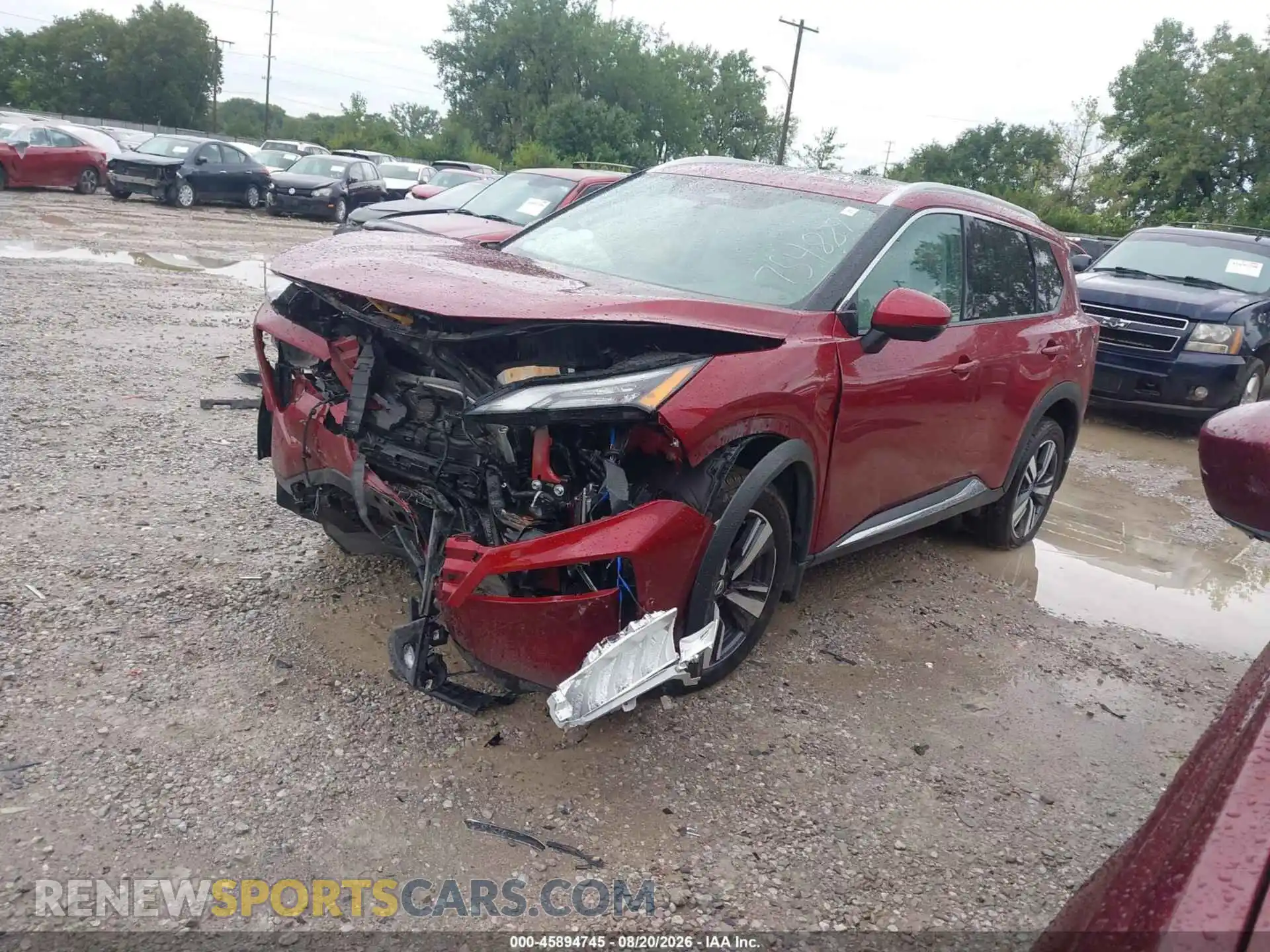 2 Photograph of a damaged car 5N1AT3CB3MC754889 NISSAN ROGUE 2021