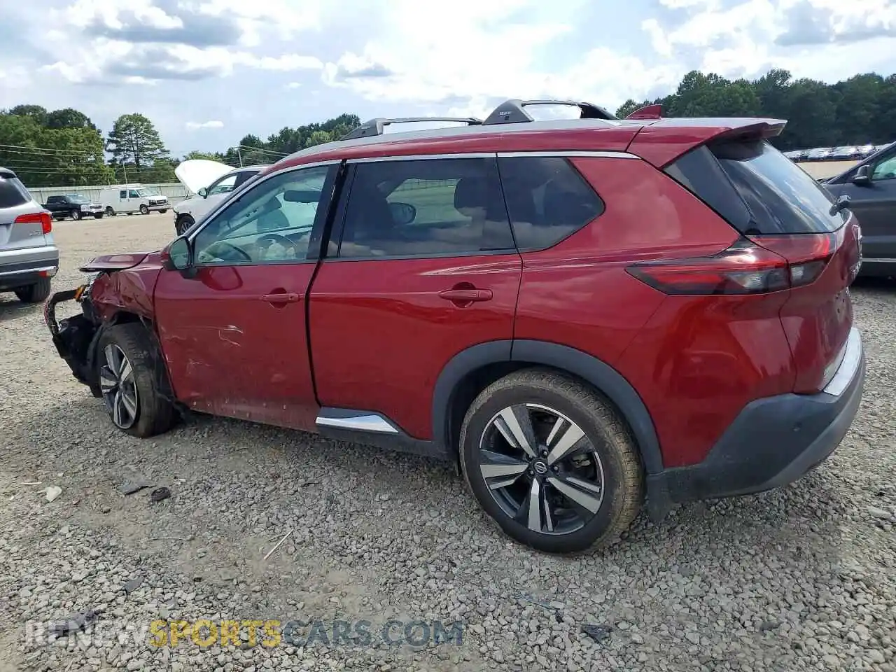 2 Photograph of a damaged car 5N1AT3CB3MC761244 NISSAN ROGUE 2021