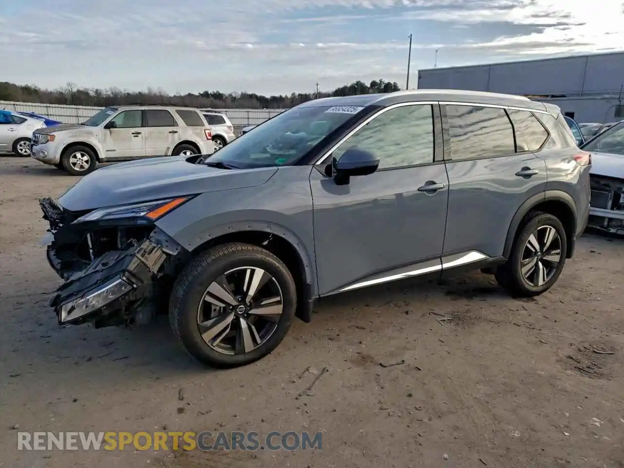 1 Photograph of a damaged car 5N1AT3CB3MC791439 NISSAN ROGUE 2021
